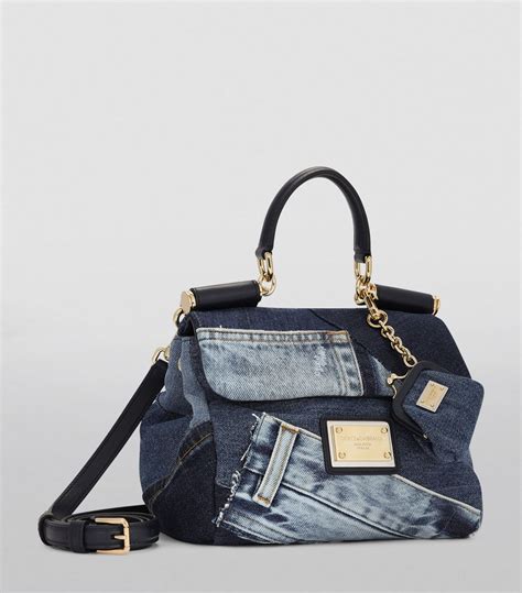 dolce gabbana small sicily bag|Dolce & Gabbana denim bag.